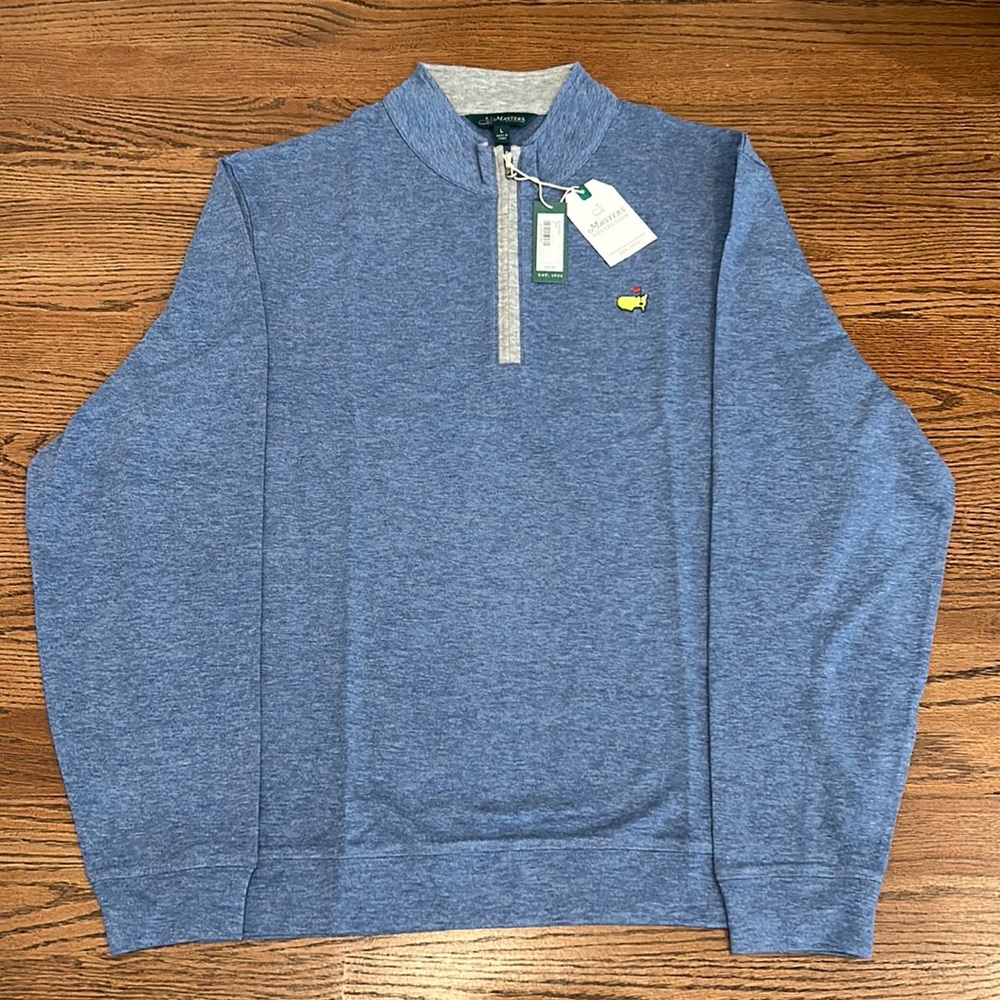 New with tags. Authentic Master’s Collection 1/4 zip. Size L.